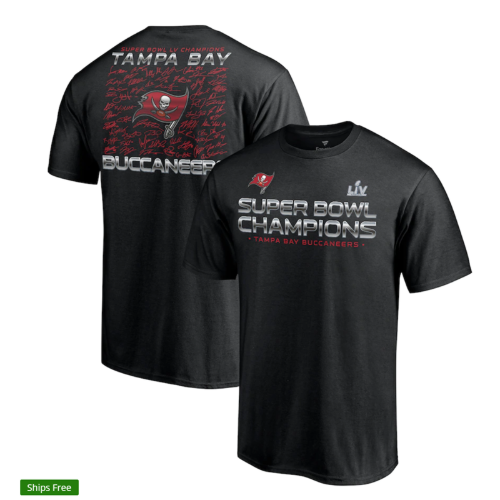 템파베이 버커니어스[Fanatics Branded Super Bowl LV Champions Signature Roster]정품 티셔츠