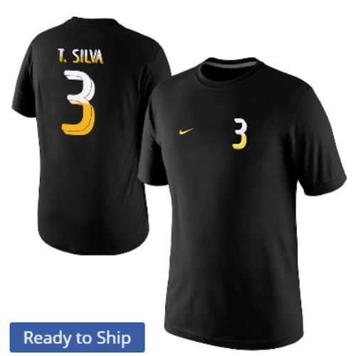 치아구 시우바 국대팀[Nike Name &amp; Number]정품 티셔츠